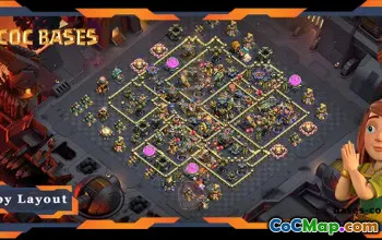 Top TH17 War Base with Anti 3-Star Design #56760