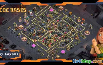 Top TH17 War Base with Anti 3-Star Layout #55538