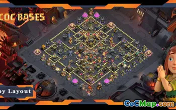 Top TH17 War Base with Anti 3 Star Layout #55607