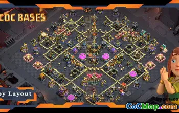 Top TH17 War Base with Anti 3 Star Layout #56755