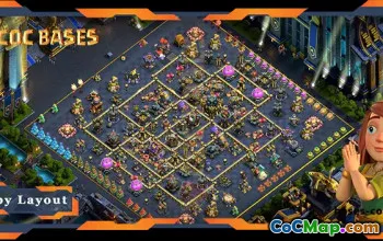 Top TH17 War Base with Anti 3-Star Layout #56764