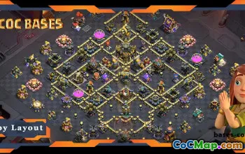 Top TH17 War Base with Anti 3 Star Layout #56769