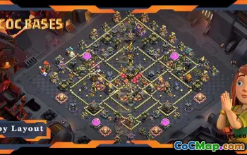 Top TH17 War Base with Anti Everything Layout #55696