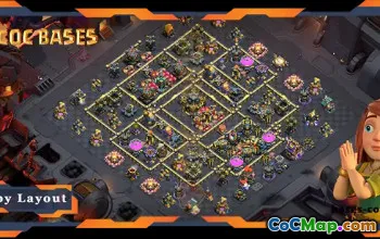 Top TH17 War Base with Anti-Everything Layout #55697