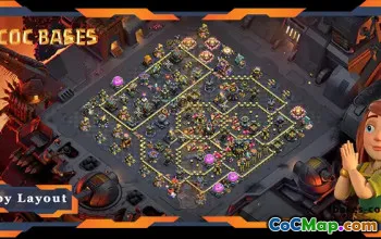 Top TH17 War Base with Anti Everything Layout #55704