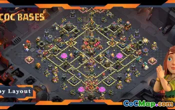 Top TH17 War Base with Anti Everything Layout #55870