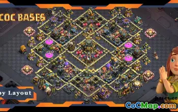 Top TH17 War Base with Anti Everything Layout #56709