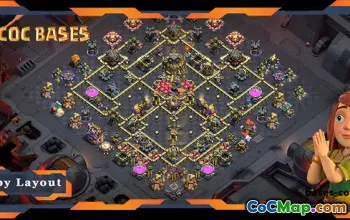Top TH17 War Base with Anti Everything Layout #56718