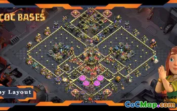 Top TH17 War Base with Anti Everything Strategy #56762