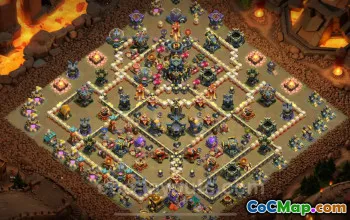 Top TH17 War Base with Link - Clash of Clans 2025 #26719
