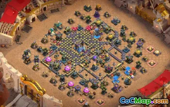 复制Clash of Clans基地  Town Hall 18 #57285