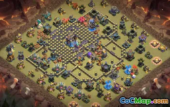 复制Clash of Clans基地  Town Hall 18 #57290