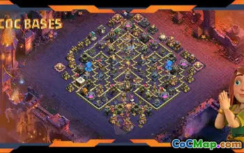 Top TH18 Base with Anti-3 Star Layout #55484
