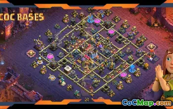 Top TH18 Base with Anti-AirElectro Layout #57563