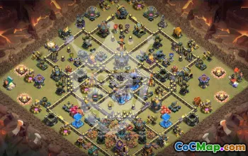Top TH18 Clash of Clans Base Layouts #56985