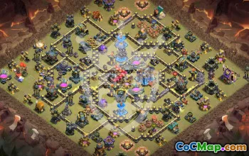 Top TH18 Clash of Clans Base Layouts #57222