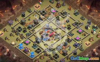 Top TH18 Clash of Clans Base Layouts with Links #56942