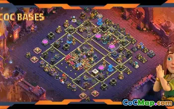 Top TH18 Defense Base with Link #57566