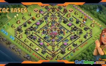 Top TH18 Farming Base with Anti-2 Star Layout #55529