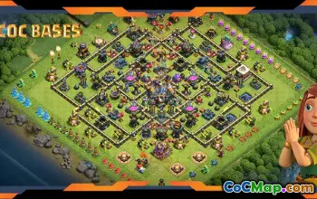 Top TH18 Farming Base with Anti 3 Star Design #55510