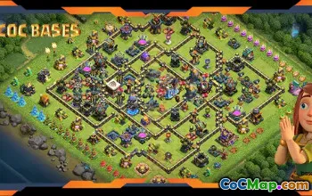 Top TH18 Farming Base with Anti 3 Star Layout #55509