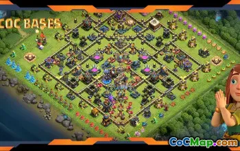 Top TH18 Farming Base with Anti 3 Star Layout #55532