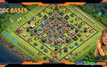 Top TH18 Farming Base with Anti 3 Star Layout #55587