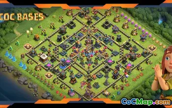 Top TH18 Farming Base with Anti Everything Layout #55507