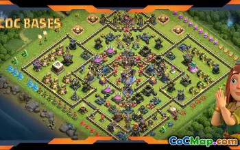 Top TH18 Farming Base with Anti Everything Layout #55544