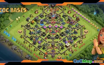 Top TH18 Farming Base with Link #55494