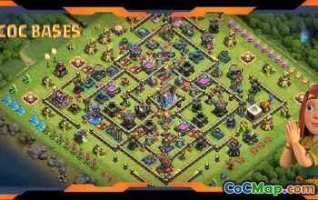 Top TH18 Farming Base with Link #55518