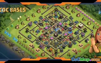 Top TH18 Hybrid Farming Base with Link #55522
