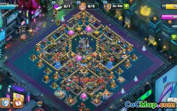 Top TH18 War Base Layout o5xxn for Anti-3 Stars #57789