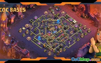 Top TH18 War Base with Anti 3-Star Layout #55480