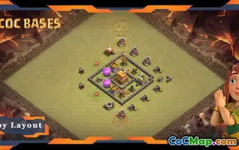 Top TH4 Base Layouts with Links #57183