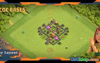 Top TH4 Defense Base Layouts & Max Levels - Clash of Clans #20563