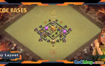 Top TH4 Max Level War Base Layouts #57594