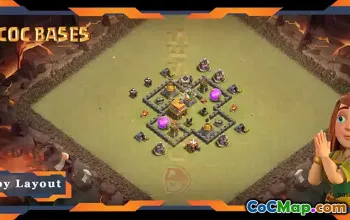 Top layout della base di guerra TH4: Anti 3 stelle e design ibrido n. 17873