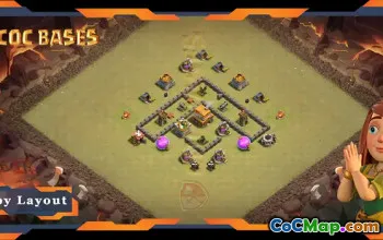 Top TH4 War Base Layouts with Anti 3 Star #57245