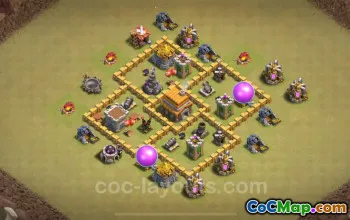 Top TH5 Anti 2 Stars War Base - 2024 CWL Copy Link #18180