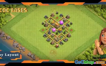 Top TH5 Anti 3 Star Hybrid Base Layout #57601