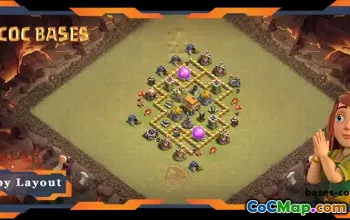 Top TH5 Base with Anti 2 Star Defense #57609