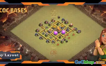 Najlepsza baza obronna TH5: układy hybrydowe i wojenne dla Clash of Clans #17898