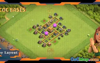 Top TH5 Farming Base: Hybrid & Anti-Everything Layout #19923