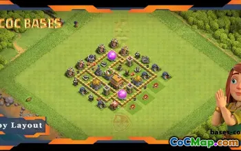 Top TH5 Farming Base with Anti 2 Star Layout #57380