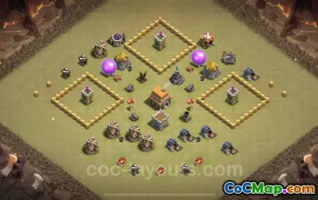 Top TH5 Max Level War Base Link - Anti Everything Defense #23510
