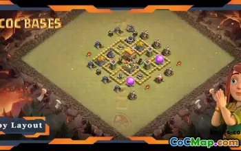 Top TH5 War Base Anti 2 Star Layout #57629