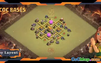 Top TH5 War Base: Anti 2 Stars & Air Layout for Clash of Clans #19926