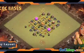 Top TH5 War Base: Anti 2 Stars Layout for Clash of Clans #19662