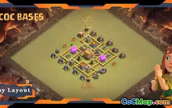 Top TH5 War Base: Anti 2 Stars Layout for Clash of Clans #19929